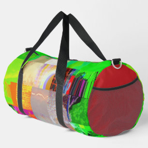 Bus 1521 Abstracte Glitch Art Cyberpunk Raster Plunjezak
