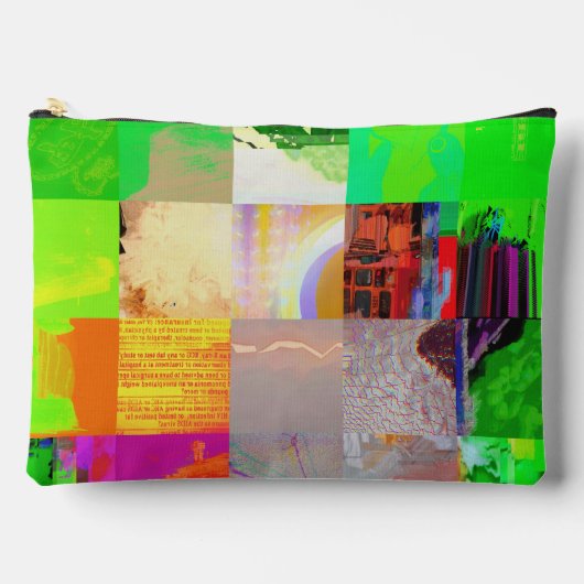 Bus 1521 Abstracte glitchkunst cyberpunk raster Etui (Voorkant)