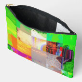 Bus 1521 Abstracte glitchkunst cyberpunk raster Etui (Open)