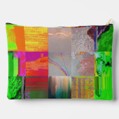 Bus 1521 Abstracte glitchkunst cyberpunk raster Etui (Achterkant)