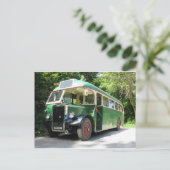 bus, 1940 vervoer, nostalgie afbeelding briefkaart (Staand voorkant)