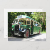  bus, 1940 vervoer, nostalgie afbeelding briefkaart (Voorkant / Achterkant)