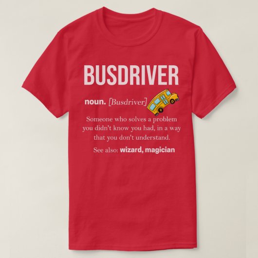 bus 19 t-shirt (Design voorkant)