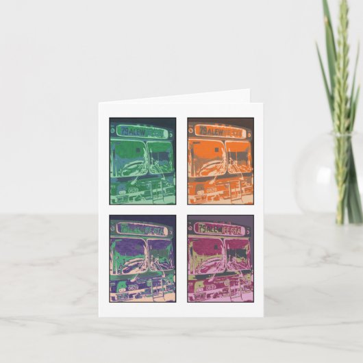 "Bus #79" Notitiekaarten (Voorkant)