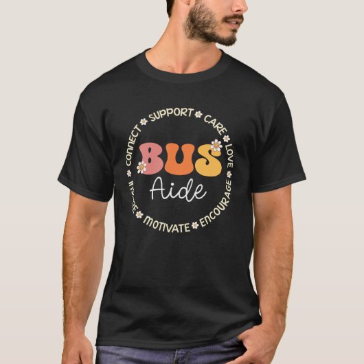 Bus Aide Appreciation Week Back to School  1 T-shirt (Voorkant)
