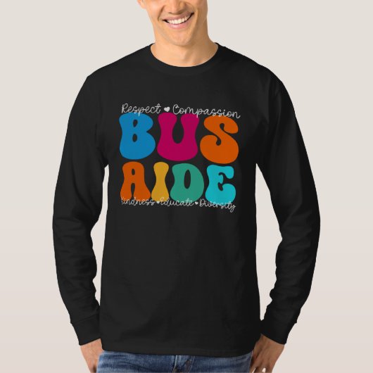Bus Aide Appreciation Week Back to School T-shirt (Voorkant)