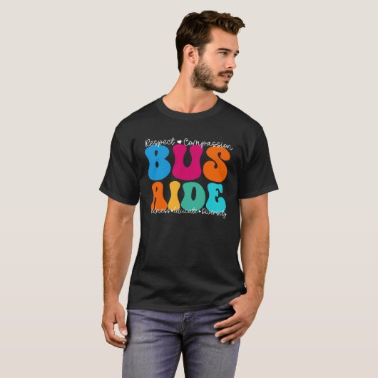 Bus Aide Appreciation Week Back to School T-shirt (Voorkant volledig)
