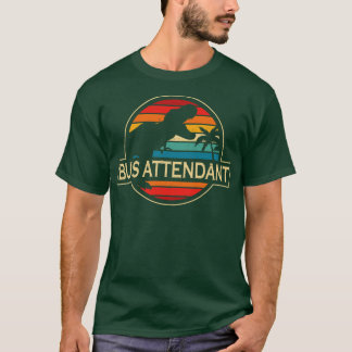 Bus Attendant Dinosaur T-shirt