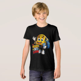 Bus Baas | Schattige Terug Naar School Bus Mascott Tri-Blend Shirt