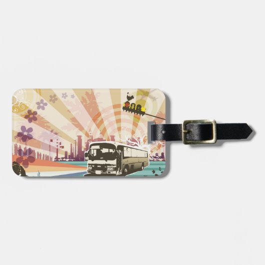 Bus Bagagelabel (Voorkant horizontaal)