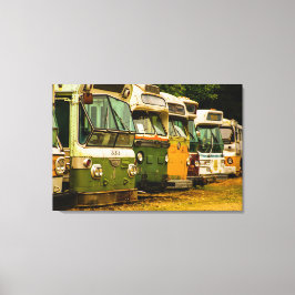 BUS BEGRAAFPLAATS CANVAS PRINT