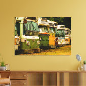 BUS BEGRAAFPLAATS CANVAS PRINT (Insitu (Woonkamer))