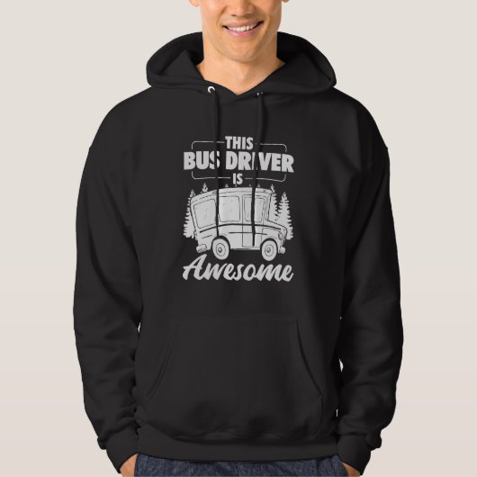 Bus-bestuurdersberoep | cadeau voor schoolbusbusse hoodie (Voorkant)