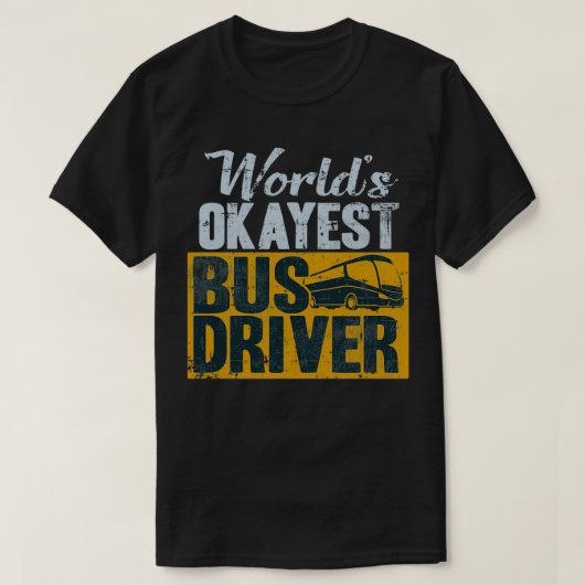 bus-bestuurdersbus t-shirt (Design voorkant)