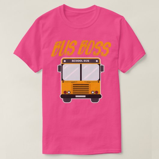 Bus Boss Funny School Bus Classic TShirt (Design voorkant)
