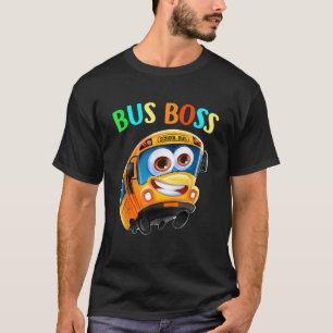 Bus Boss Funny Yellow School Bus Driver T-shirt