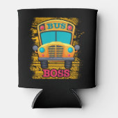 Bus Boss - School Bus Driver Appreciation Blikjeskoeler (Voorkant)