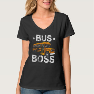 Bus Boss School Bus Passenger Student Bus D T-shirt