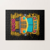 Bus boss - schoolbuswaardering legpuzzel (Horizontaal)