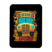 Bus boss - schoolbuswaardering magneet (Verticaal)
