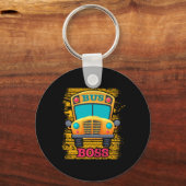 Bus boss - schoolbuswaardering sleutelhanger (Voorkant)