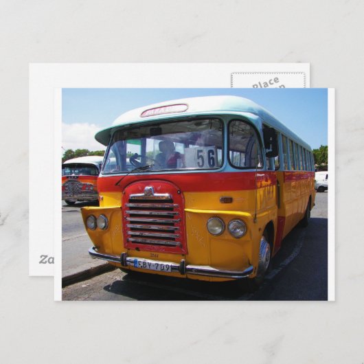  bus briefkaart (Voorkant / Achterkant)