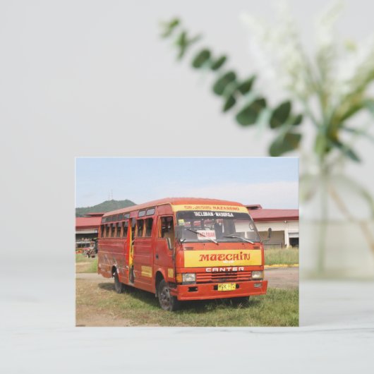 Bus Briefkaart (Staand voorkant)