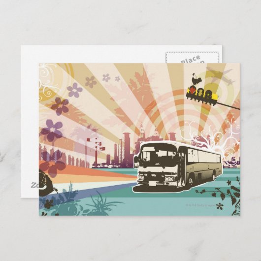 Bus Briefkaart (Voorkant / Achterkant)