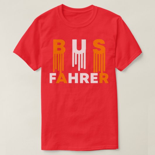 bus-bus: schoolbus 1 t-shirt (Design voorkant)