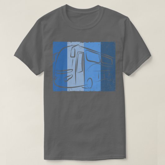 Bus Busfahrer Schulbus Autobus 8 T-shirt (Design voorkant)