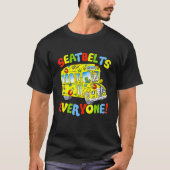 Bus Busman, iedereen grappige schoolbus T-shirt (Voorkant)