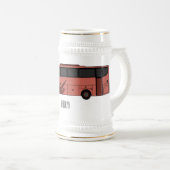 Bus cartoon illustratie bierpul (Voorkant rechts)