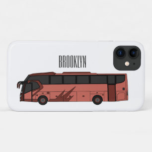 Bus cartoon illustratie Case-Mate iPhone case