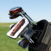 Bus cartoon illustratie golfheadcover (Insitu)