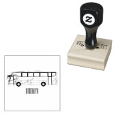 Bus cartoon illustratie rubberstempel (Gestempeld)
