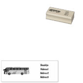 Bus cartoon illustratie rubberstempel (Gestempeld)