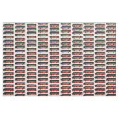 Bus cartoon illustratie stof (Fat Quarter)