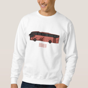 Bus cartoon illustratie trui