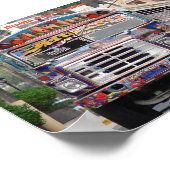 Bus, diablo rojo Panama Poster (Hoek)