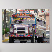 Bus, diablo rojo Panama Poster (Voorkant)