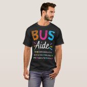 Bus Driver Aide Back to School Matching Group Squa T-shirt (Voorkant volledig)