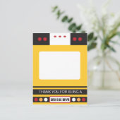 Bus Driver Appreciation Bedankt Gift Holder Briefkaart (Staand voorkant)