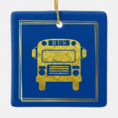 Bus Driver Appreciation Day Golden Ornament (Voorkant)