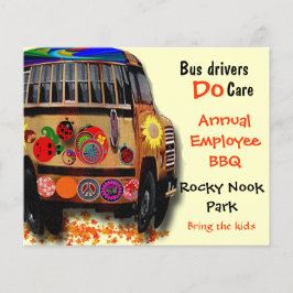 Bus driver BBQ Flyer