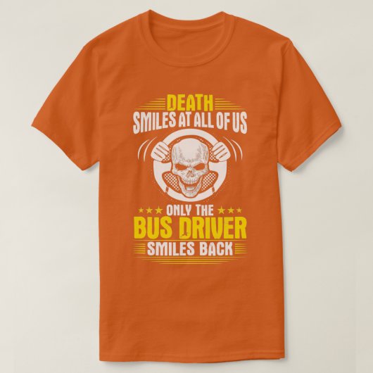 Bus Driver Busman Coach Driver Gift Cadeau T-shirt (Design voorkant)