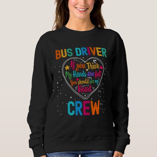 Bus Driver Crew Appreciation Week Back to School H Trui (Voorkant)