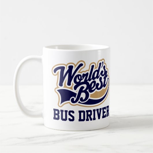Bus Driver Dank je cadeau Koffiemok (Links)