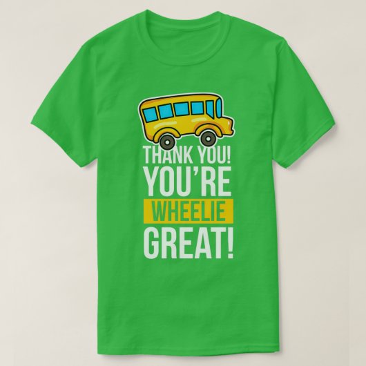 Bus Driver Dank je wielrenner geweldig Birthday Gi T-shirt (Design voorkant)
