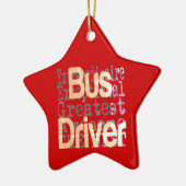 bus driver extraordinaire keramisch ornament (Links)