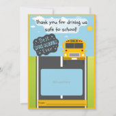 Bus driver gift card holder thank you card bedankkaart (Voorkant)